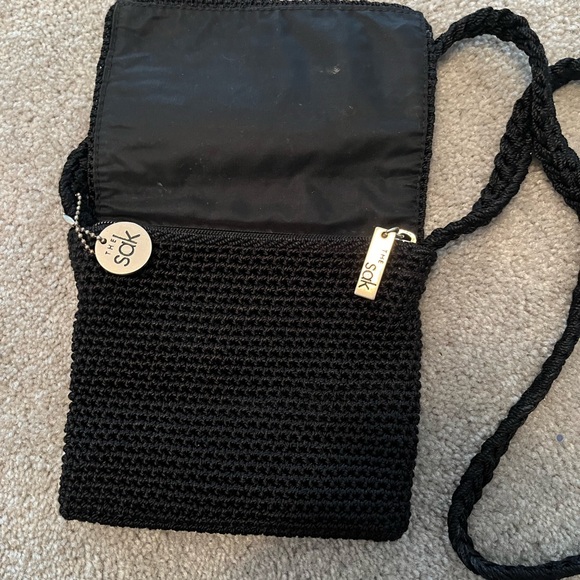 The Sak Small Black Crochet Crossbody - Picture 3 of 6